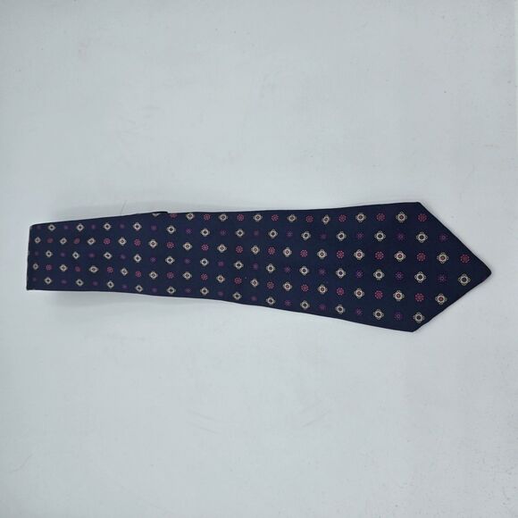 Kenneth Stevens 100% Silk From Italy Mage In USA 57 X 3in Men’s Neck Tie Vintage - Picture 2 of 6